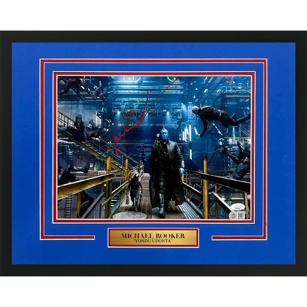 Michael Rooker signed Yondu deluxe framed 11x14 photo