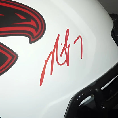 Michael Vick autographed Atlanta Falcons Lunar Eclipse replica helmet