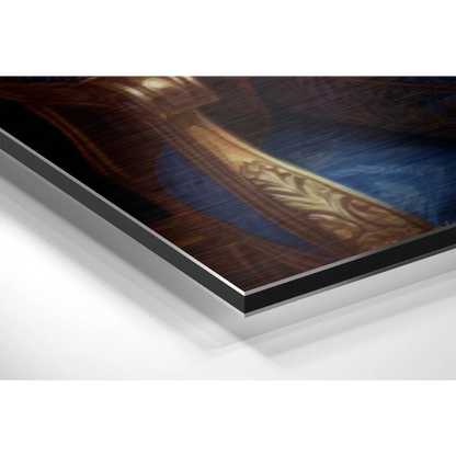 Michael Jackson Brushed Aluminium Dibond Art Print Masterpiece | Glass Wall Art Print | vintageantiquesgifts.com