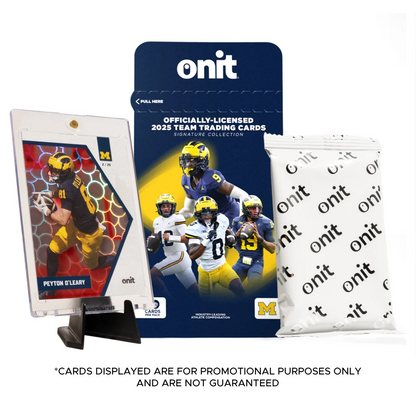 Michigan Wolverines 2025 football trading cards single pack