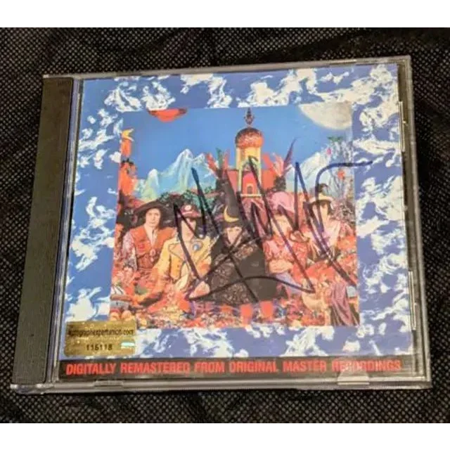 Mick Jagger auto signed Rolling Stones Satanic Majesties CD digitally remastered