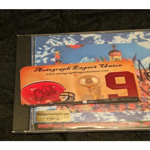 Mick Jagger auto signed Rolling Stones Satanic Majesties CD with autograph expert union card