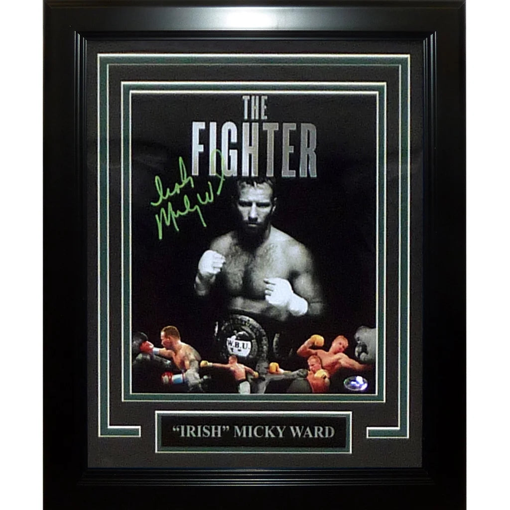 Micky Ward Irish autographed framed 8x10 photo from The Fighter