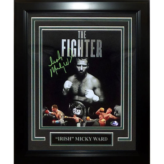 Micky Ward Irish autographed framed 8x10 photo from The Fighter