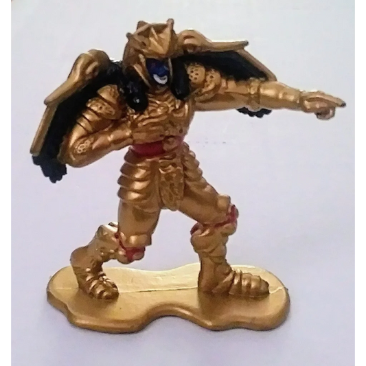 Mighty Morphin Power Rangers Goldar mini figure with gold samurai design