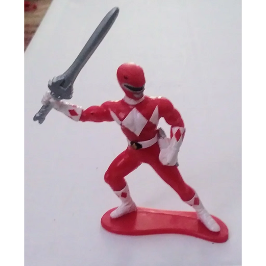 Mighty Morphin Power Rangers mini Red Ranger figure with sword