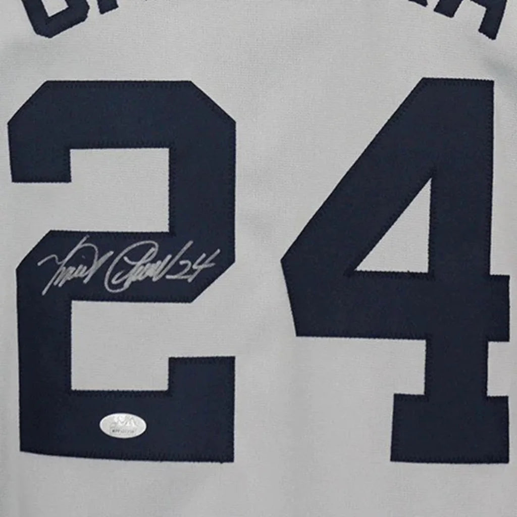 Miguel Cabrera custom jersey white #24 with Paul ONeill autograph