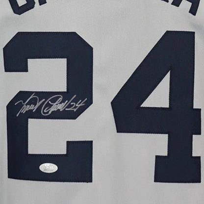 Miguel Cabrera custom jersey white #24 with Paul ONeill autograph