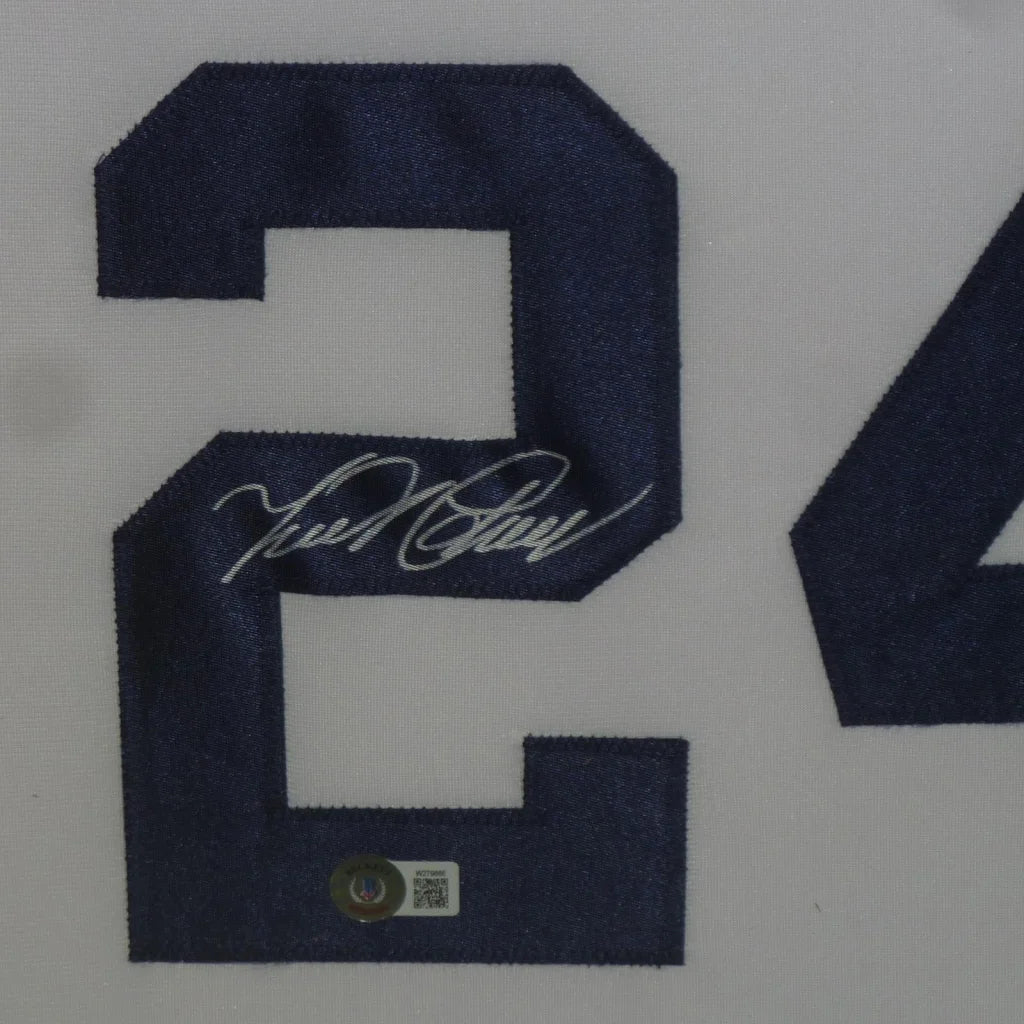 Miguel Cabrera autographed Detroit white #24 framed jersey with JSA