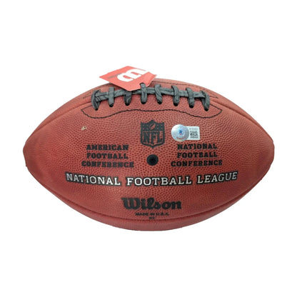 Mike Alstott signed Tampa Bay Buccaneers Wilson Duke football