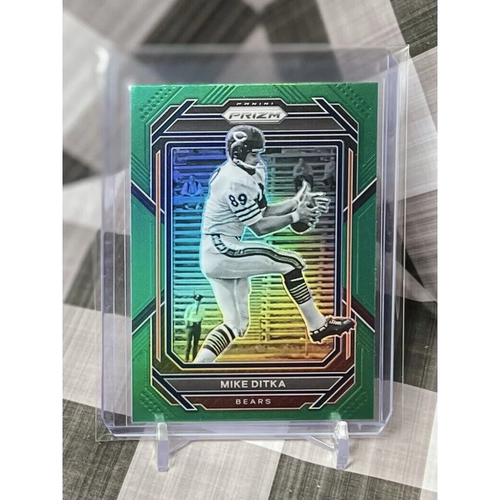 Mike Ditka 2018 Panini Black Holographic Bears Card at Prestige Worldwide