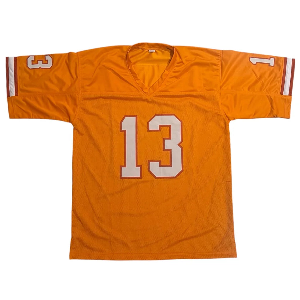 Mike Evans autographed Tampa Bay Creamsicle #13 orange jersey back