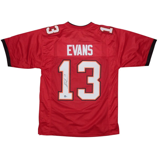 Mike Evans autographed red Tampa Bay Buccaneers #13 jersey