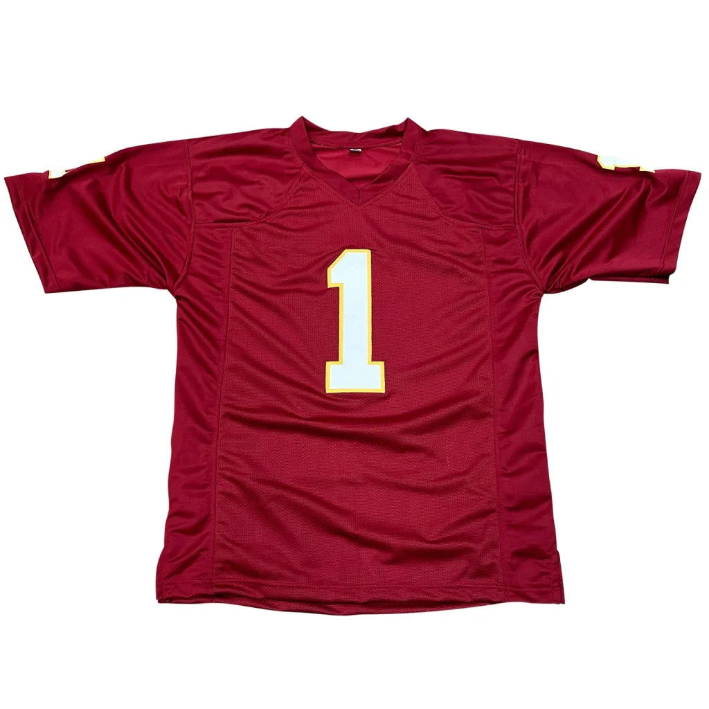 Mike Norvell autographed Florida State FSU garnet #1 jersey with gold accents