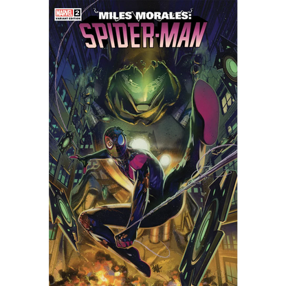 Miles Morales Spider Man comic book cover by Unknown Comics Ben featuring dynamic city action