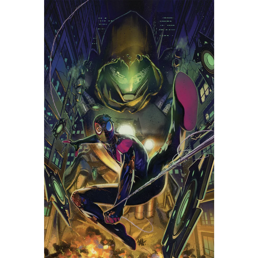 Miles Morales Spider-Man comic cover Ben Harvey exclusive graded blue label