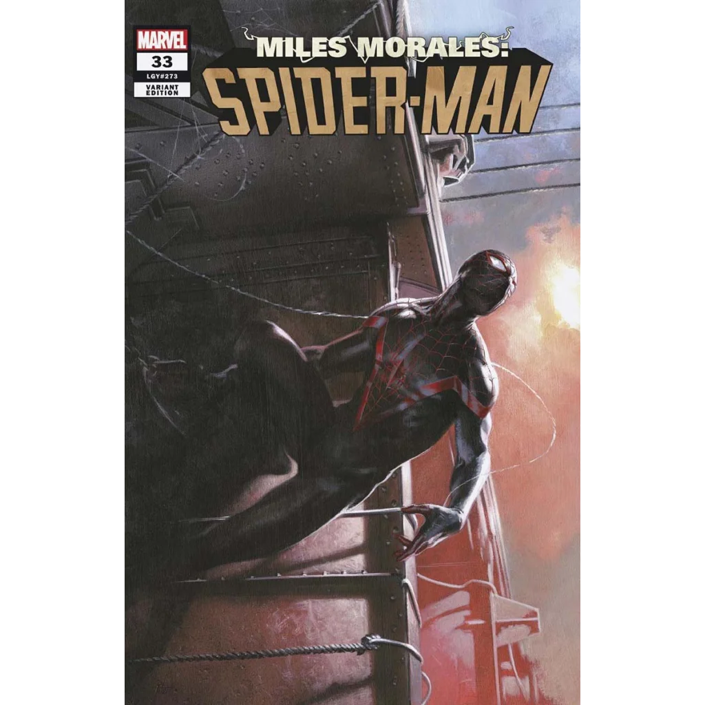 Miles Morales Spider-Man comic issue 33 variant cover from Unknown Comics Gabriele
