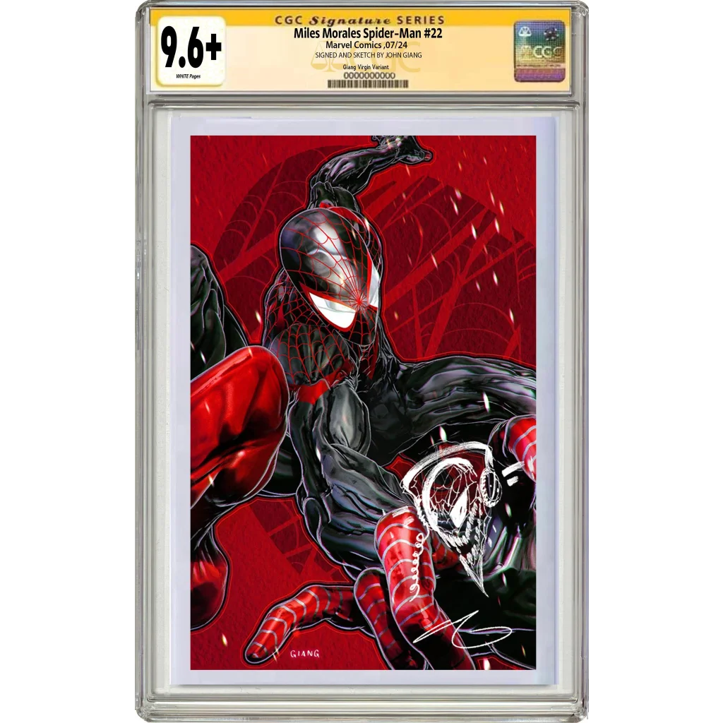 Rare Miles Morales vampire comic print run with CGC 9.6 Venom cover