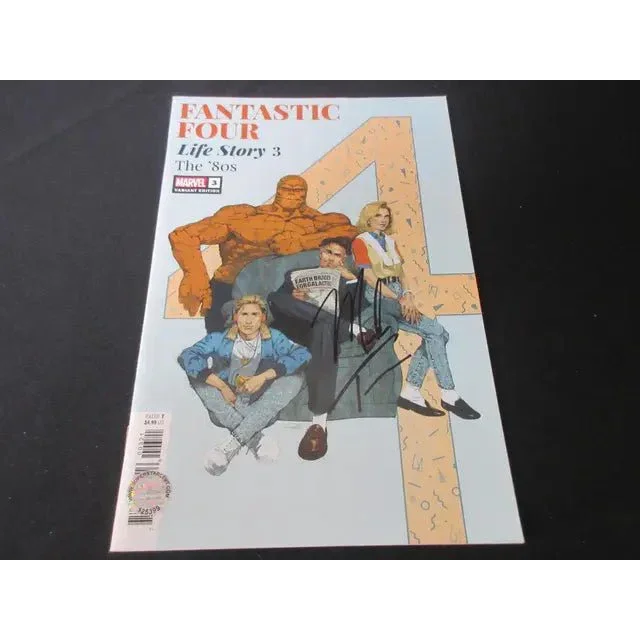 Miles Teller Signed Fantastic Four Comic Book Super Star Certified featuring The 80s story