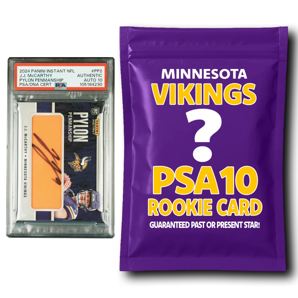 Purple Minnesota Vikings PSA 10 Justin Jefferson Panini Mosaic Rookie Card Pack