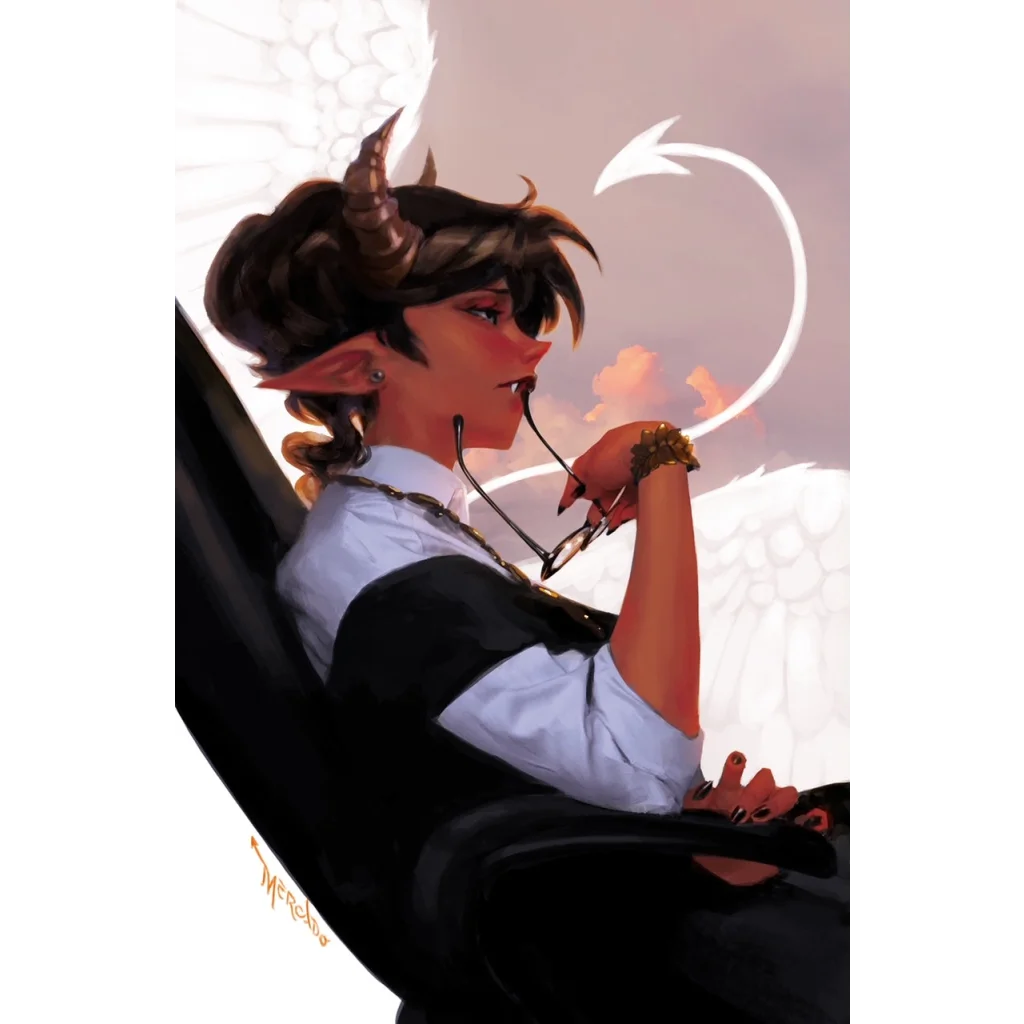 Andolfo Sweet Paprika book cover featuring a horned character with dark skin and glasses