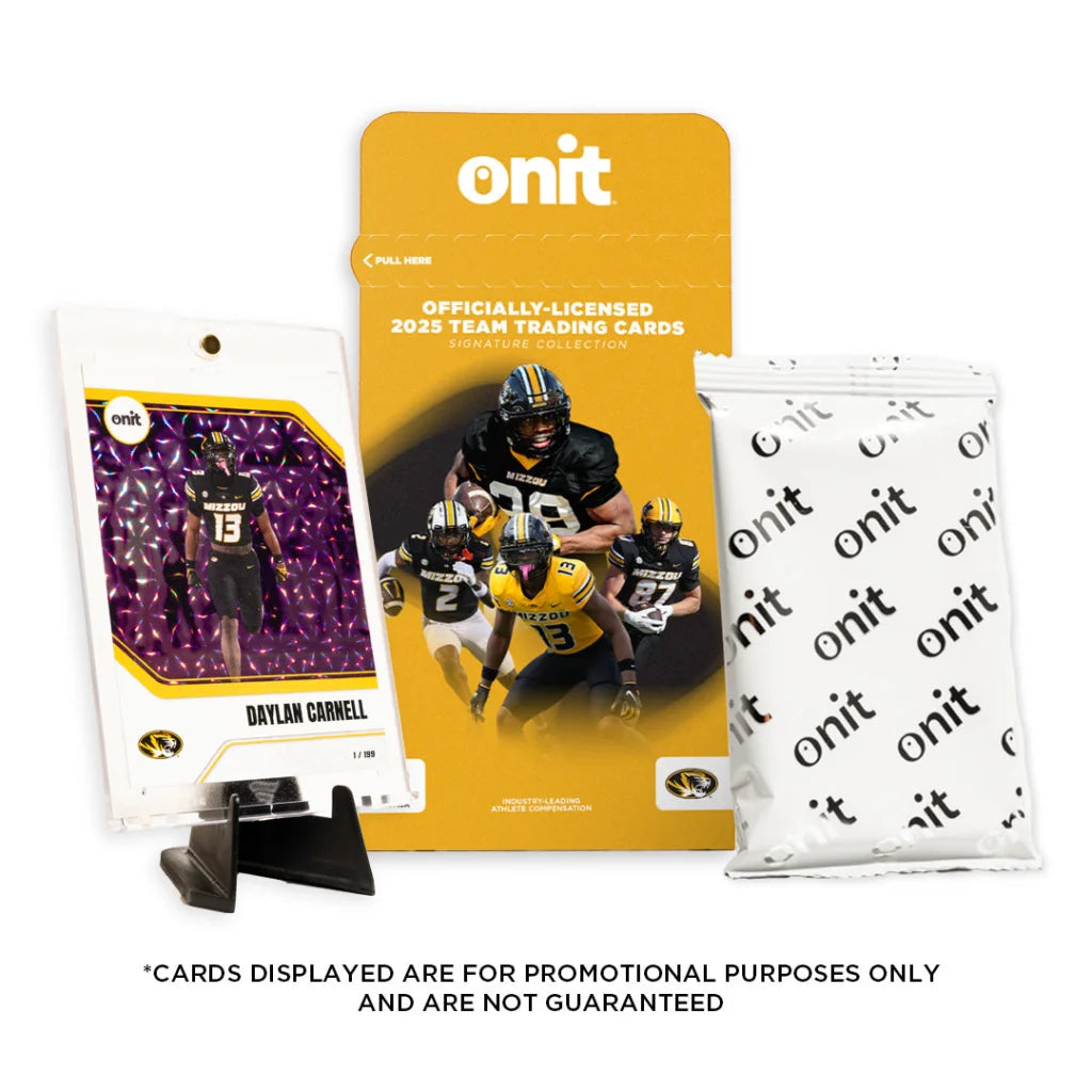 Missouri Football Trading Cards Single Pack with Daylan Carkell