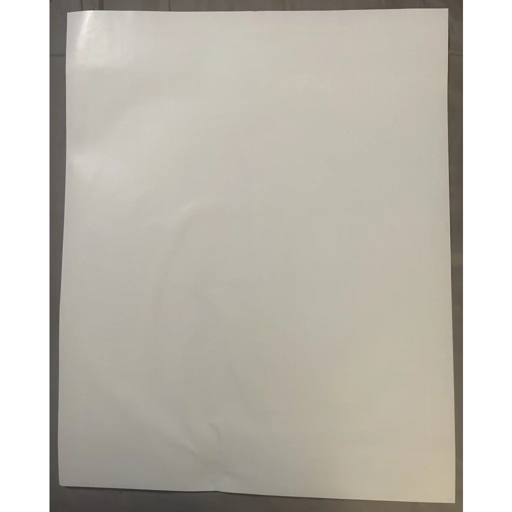 Blank white sheet of paper from Rare Boston Red Sox 2008 MLB Dunkin Poster with players