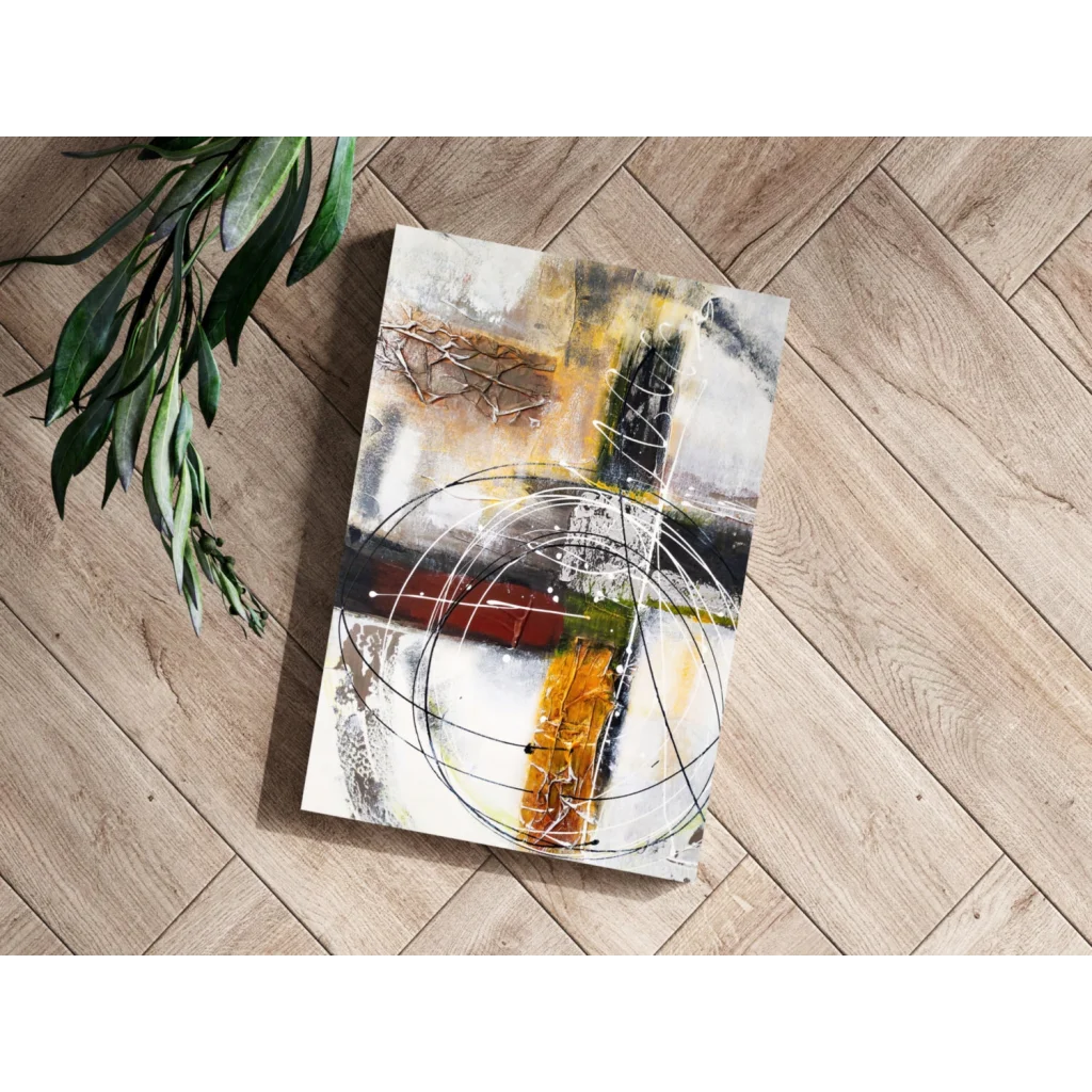 Bold Abstract Insigne Aluminum Prints Transform Your Space | Modern Wall Art Decor | vintageantiquesgifts.com