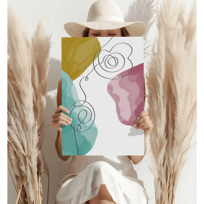 Insigne Aluminum Prints with Vivid Colors and Bold Abstract Art | Contemporary Home Wall Art | vintageantiquesgifts.com