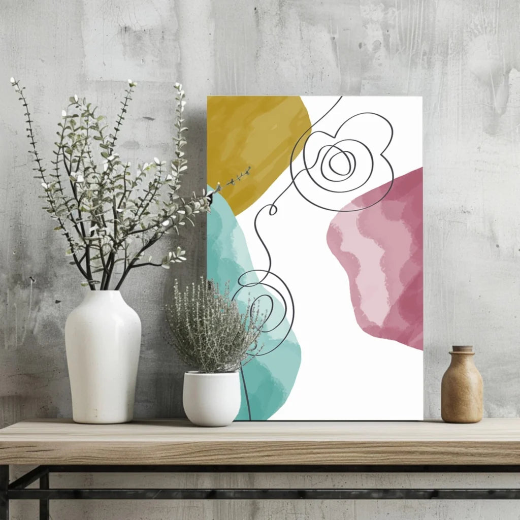 Insigne Aluminum Prints with Vivid Colors and Bold Abstract Art | Glass Wall Art Print | vintageantiquesgifts.com