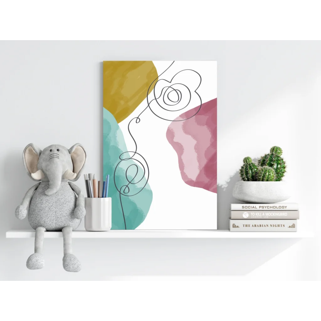 Insigne aluminum prints with vivid colors in bold abstract art