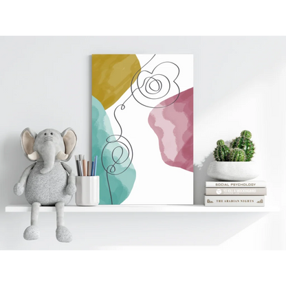 Insigne aluminum prints with vivid colors in bold abstract art