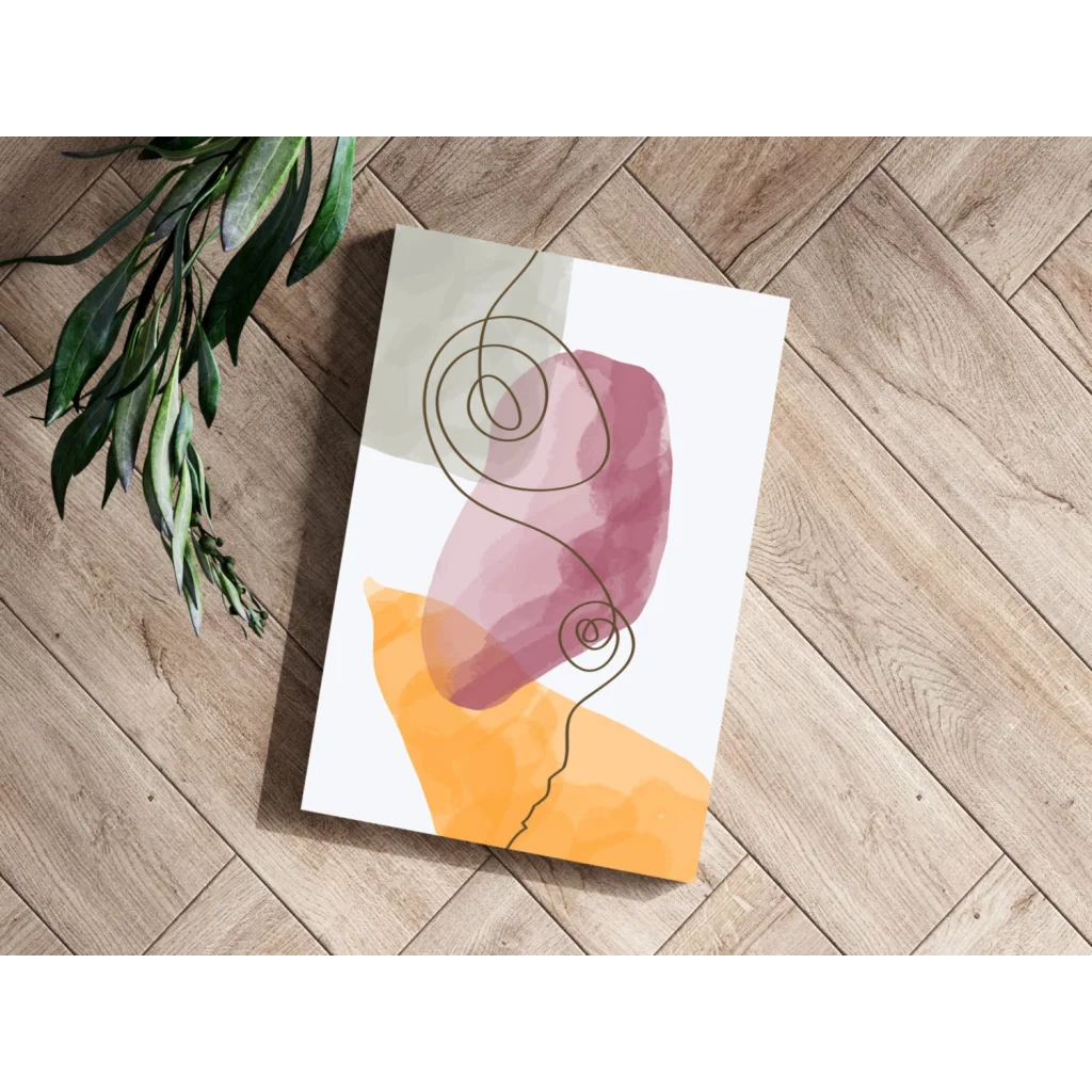 Stunning Insigne Aluminum Prints with Pink Watercolor Art | Modern Wall Art Decor | vintageantiquesgifts.com