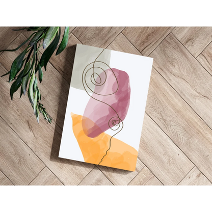 Stunning Insigne Aluminum Prints with Pink Watercolor Art | Modern Wall Art Decor | vintageantiquesgifts.com