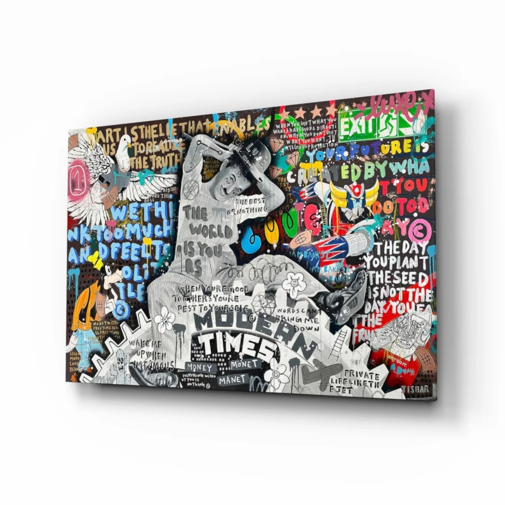 Graffiti Street Art Canvas Print for Bold Wall Art Lovers | Insigneart USA | vintageantiquesgifts.com