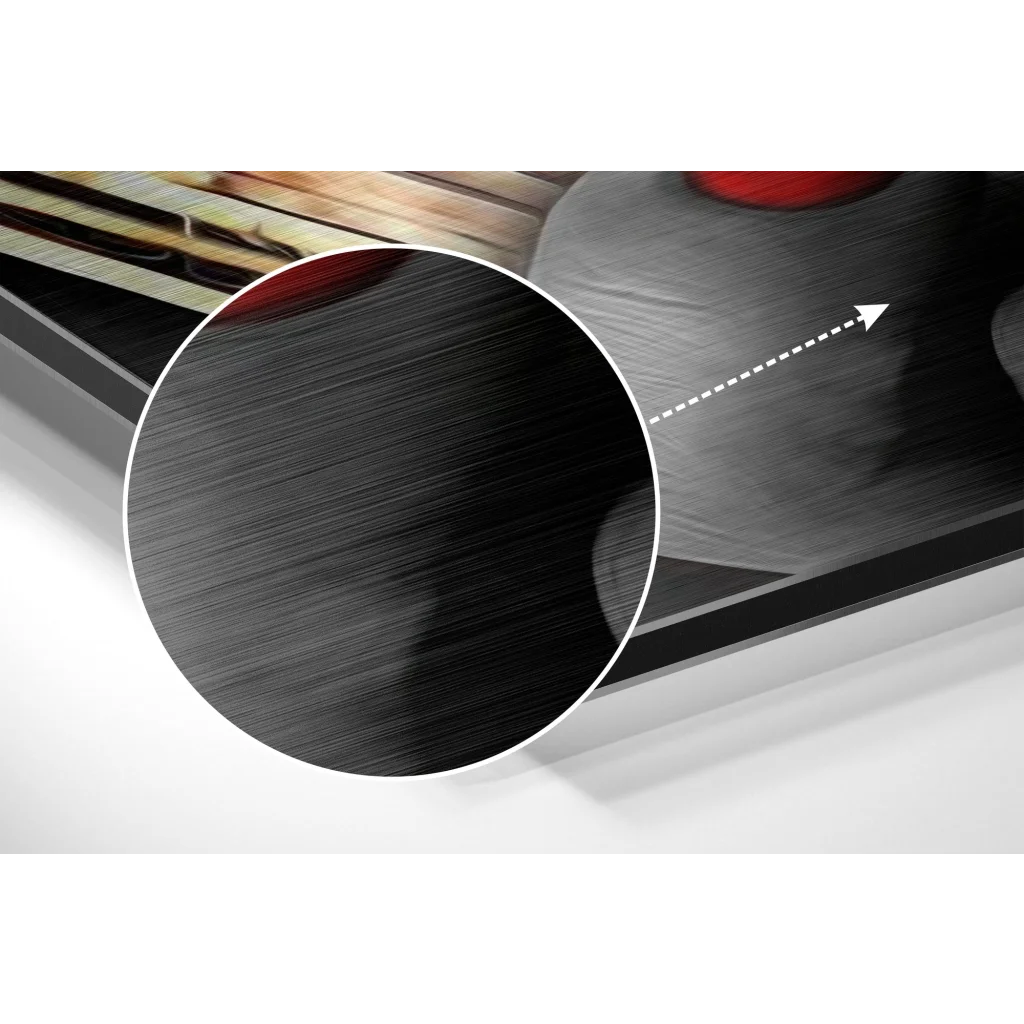 Money Brushed Aluminium Dibond Wall Art