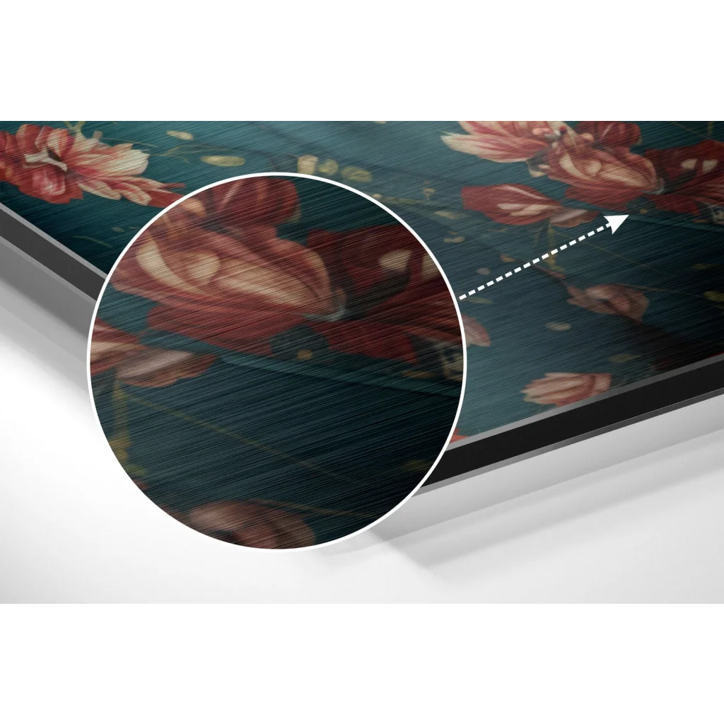 Monsieur Dog Brushed Aluminum Dibond Wall Art