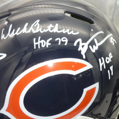 Chicago Bears authentic Proline helmet with Dick Butkus orange C logo