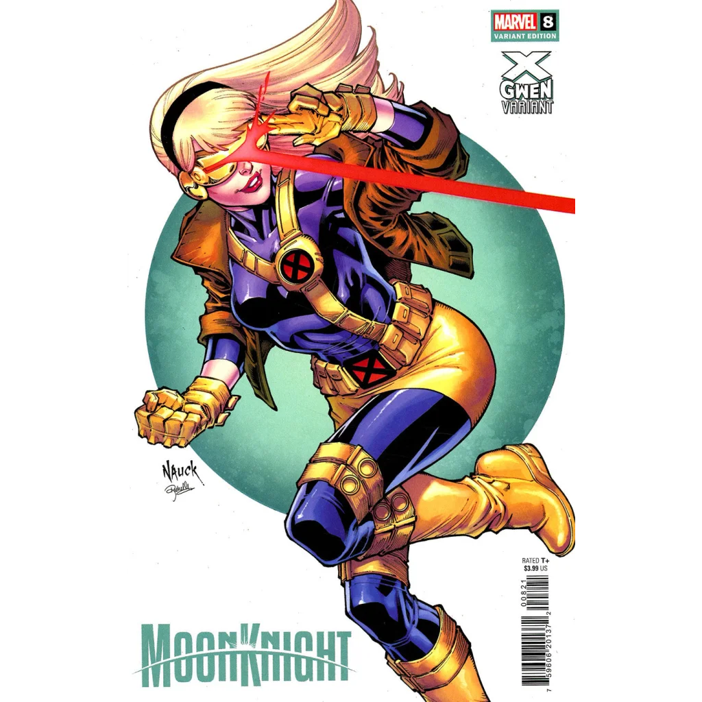 Moon Knight #8 Nauck X-Gwen Variant | Unknown Comics Exclusive | vintageantiquesgifts.com
