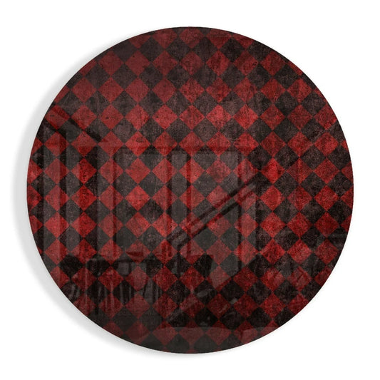 Bold Red Diamond Tempered Glass Art for Your Wall | Insigneart USA | vintageantiquesgifts.com
