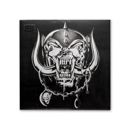 Motörhead No Remorse limited white vinyl record album featuring Ace of Spades design
