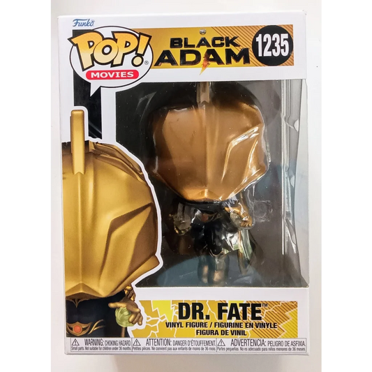 Black Adam movies Funko Pop Dr. Fate in gold and black