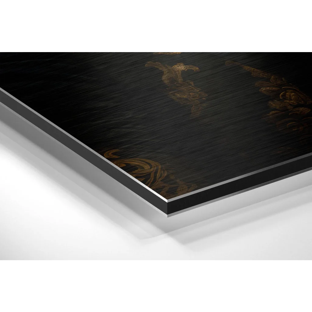 Glass Wall Art Mr. Tiger Brushed Aluminum Dibond Wall Art