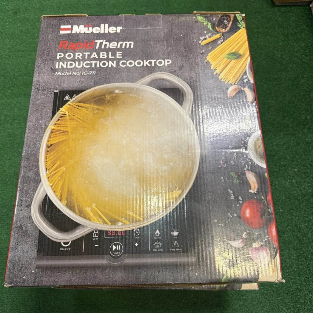 Mueller RapidTherm portable induction cooktop IC-711 with black panel
