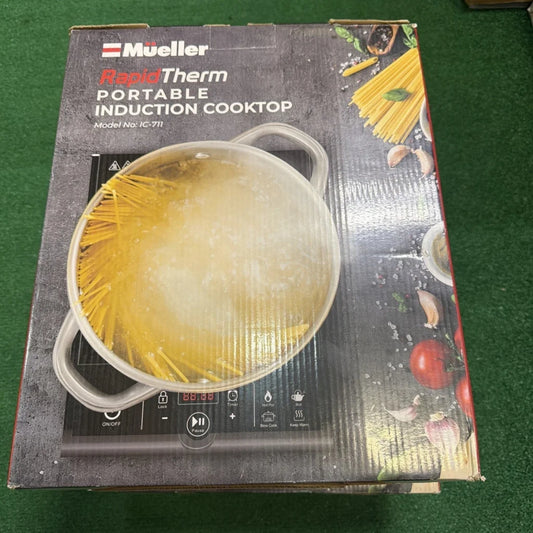 Mueller RapidTherm portable induction cooktop IC-711 with black panel