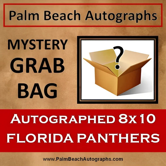 Mystery grab bag with autographed 8x10 Florida Panthers photo