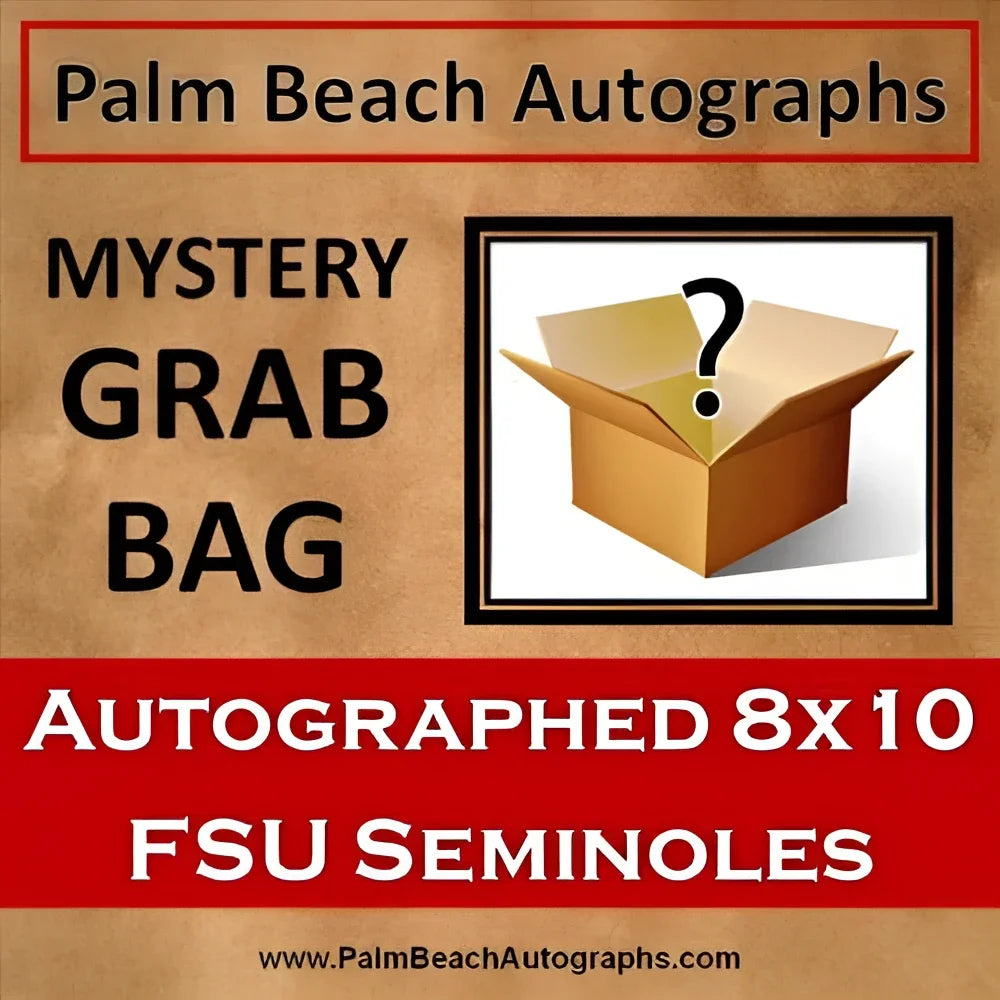 Mystery grab bag with autographed 8x10 FSU Seminoles photo