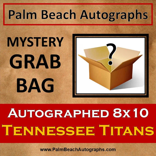 Mystery grab bag Tennessee Titans autographed 8x10 photo box