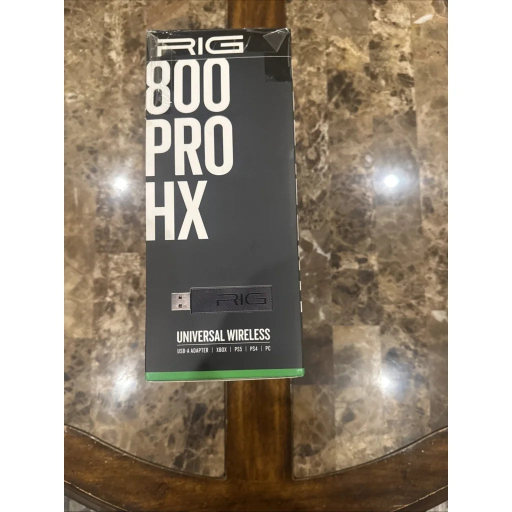 Nacon Rig Wireless headset charging stand with Black Rig 800 Pro HX adapter