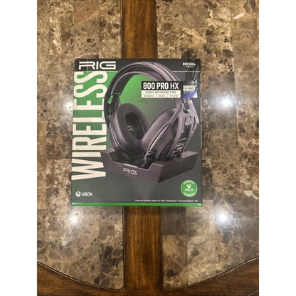 Nacon Rig Wireless headset with charging stand, Black Rig 800 Pro HX packaging